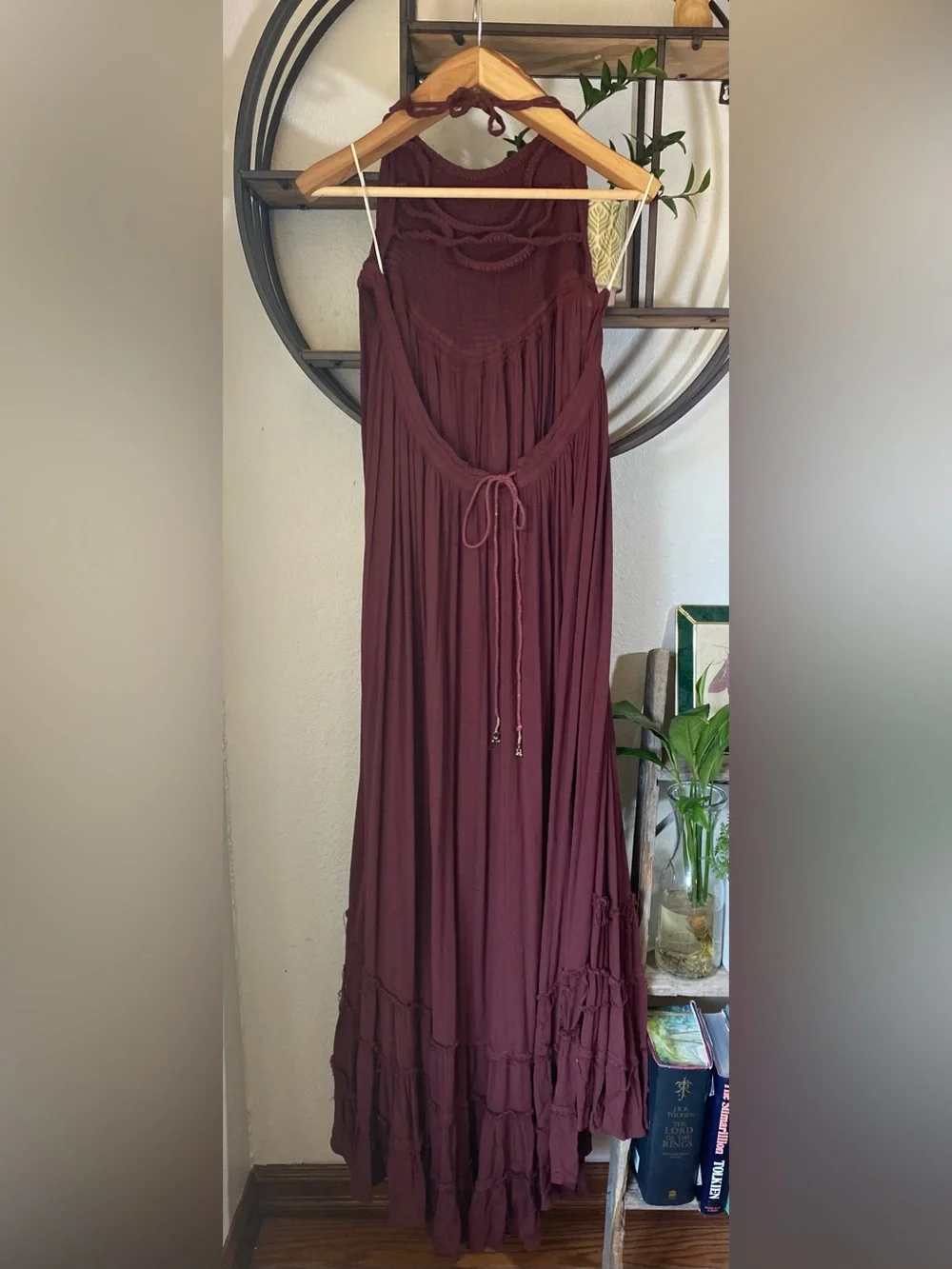 Free People Extratropical Maxi Dress Boho Cottage in Decadent Size Medium